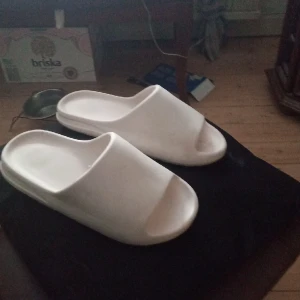 Adidas yeezy slides.  - Bra skick storlek 42-43