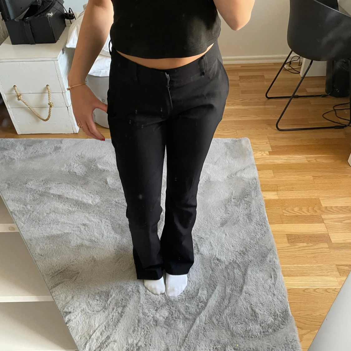 Vera kostymbyxa med låg midja - 90