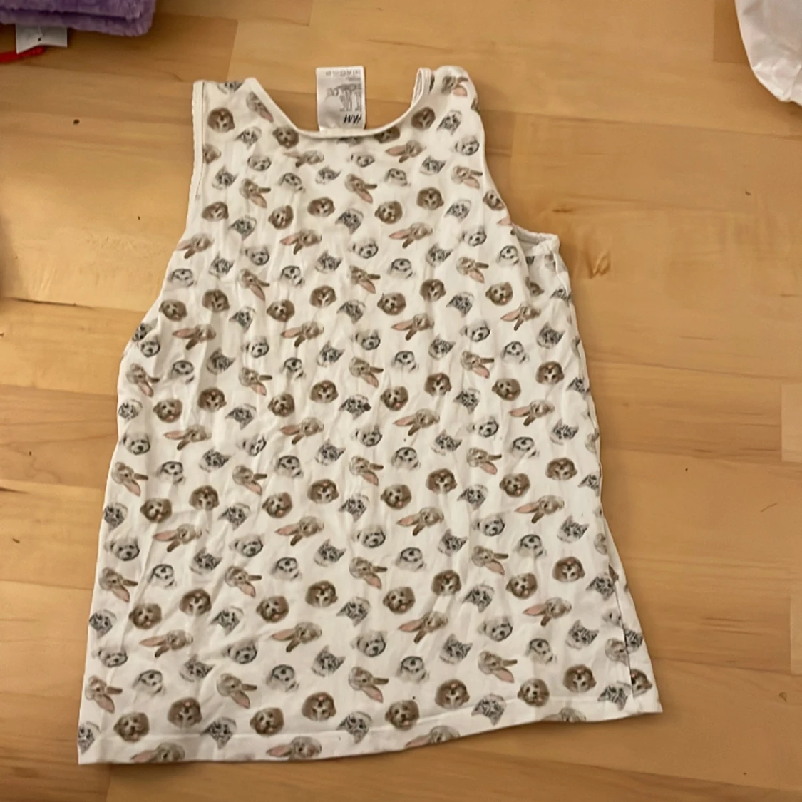 Djurmönstrat linne  - 91