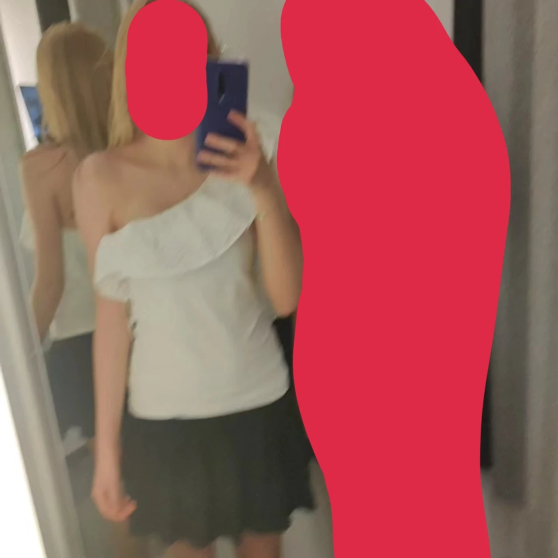 One shoulder topp - 90