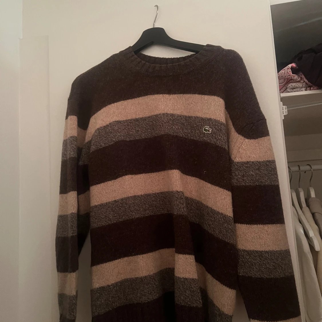 Lacoste stickad tröja 