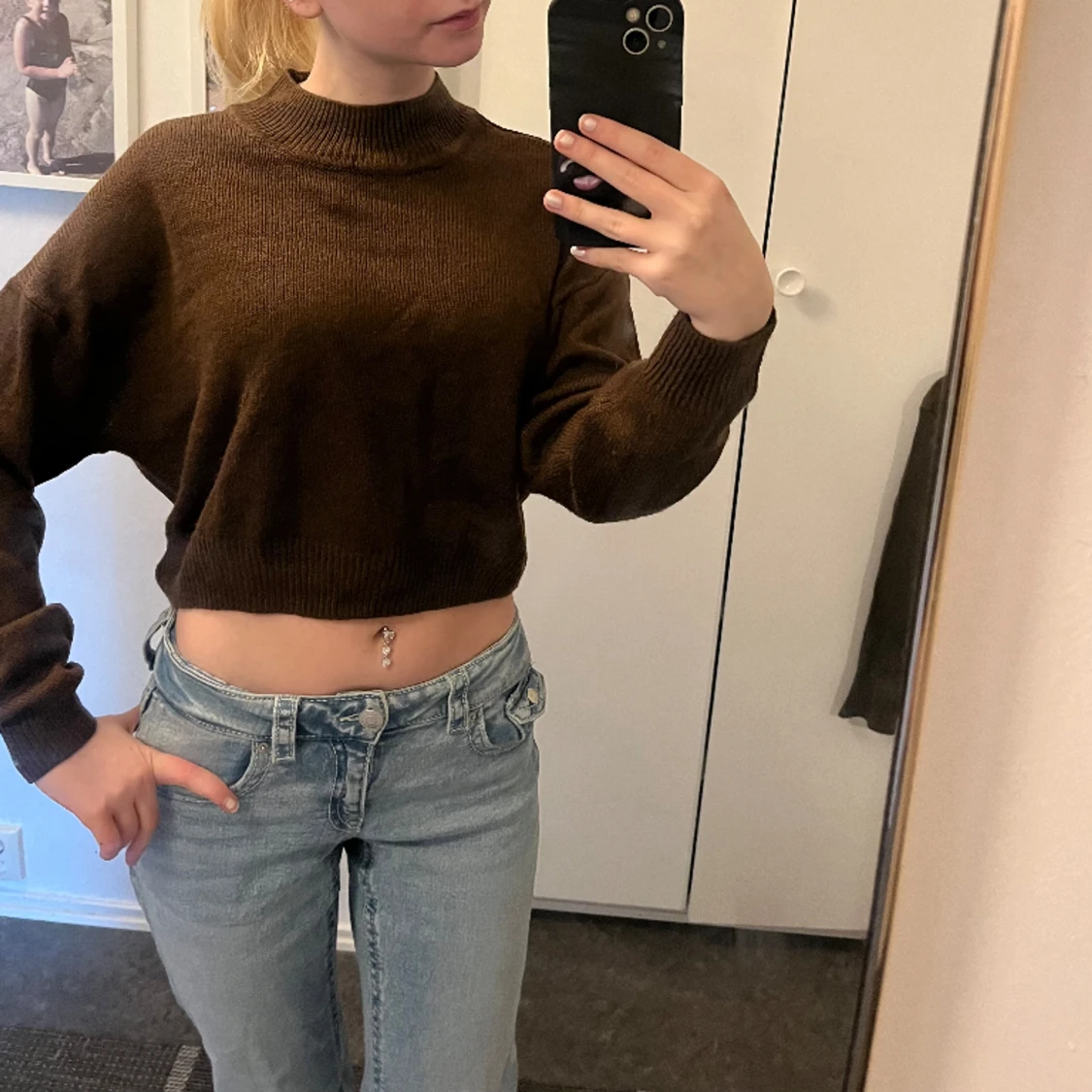 Stickad tröja  - 90