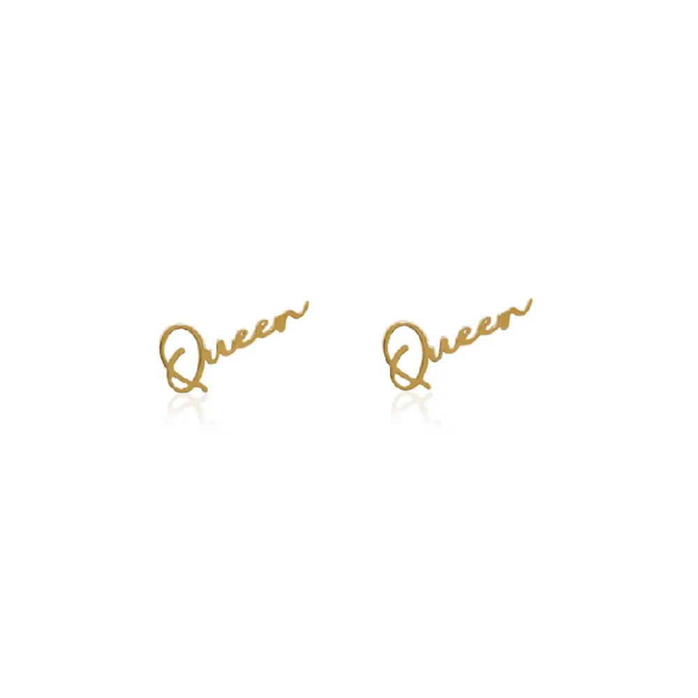 Queen örhängen från IOAKU, använda 1 gång. Säljer då dem inte används. . Accessoarer.