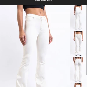 Vita bootcut madlady  - De är knappt använda och har inga fläckar. Storlek W36 L30. Skriv för fler bilder.