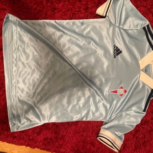 Celta vigo tröja blå vit - Bra skick använd en gång storlek smal betalar ej för frakten 