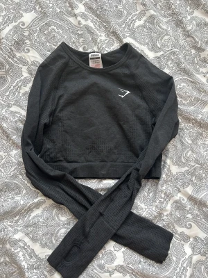 Gymshark tröja  - Långärmad svart topp från gymshark. I väldigt bra skick. 