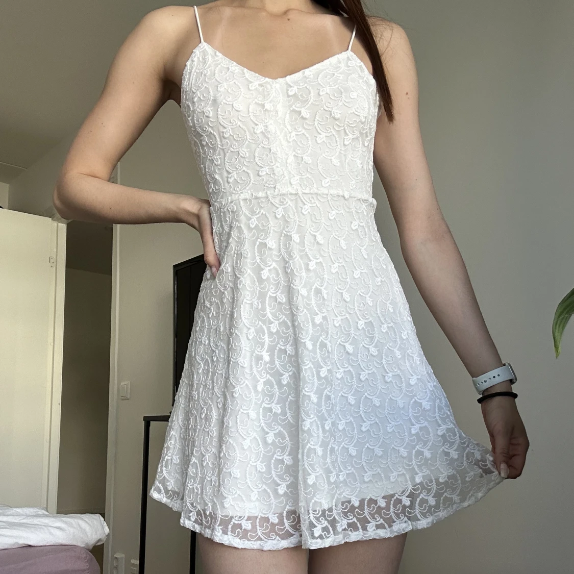 Vit klänning från Mango