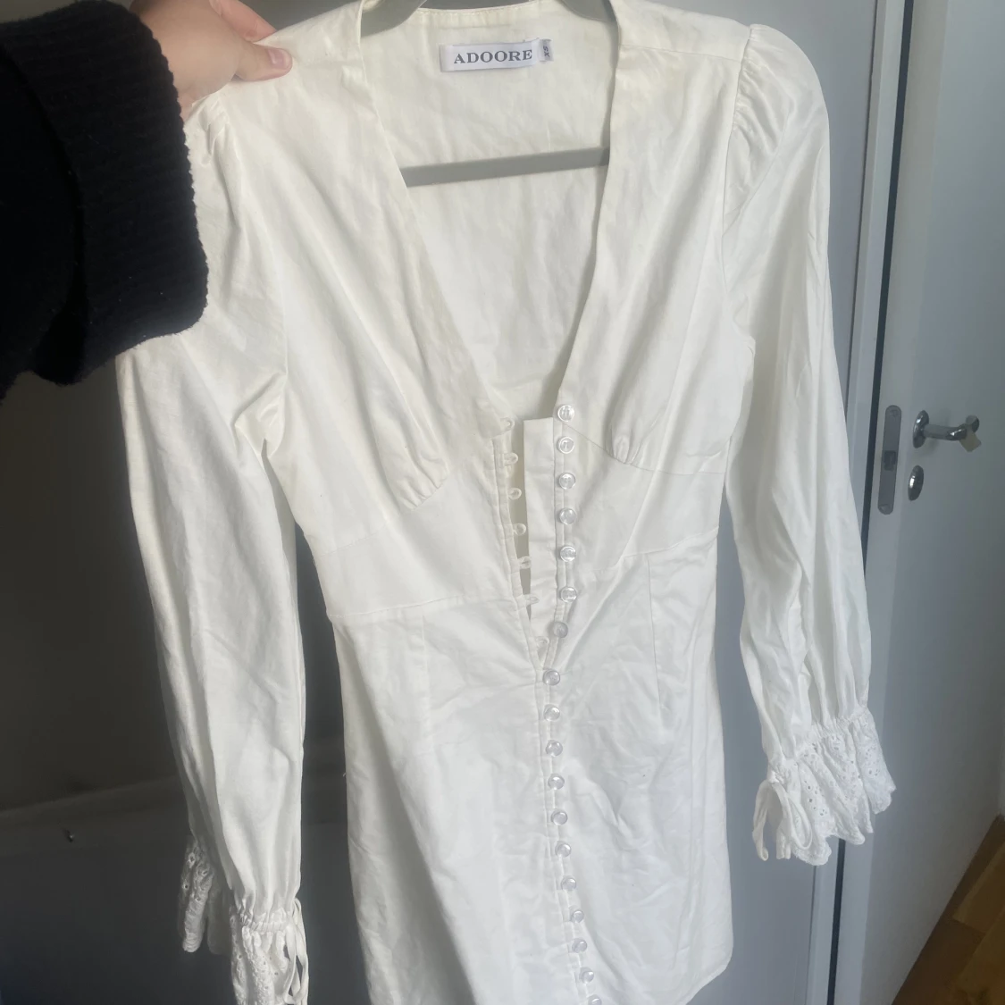 Vit adoore klänning  - 90