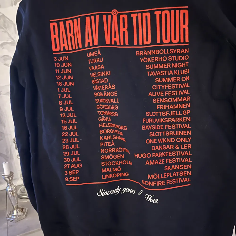 Säljer min hov1 hoodie från deras Furuvik konsert 2022💕lite dammig men i nyskick. Köpt för 600kr💗. Hoodies.