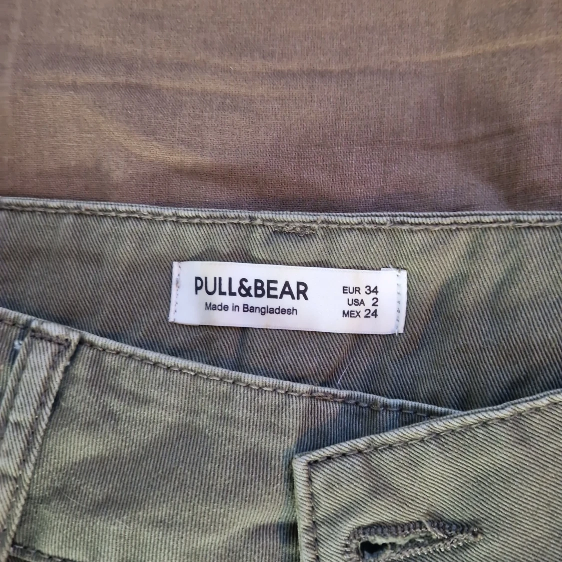 Straight Leg Jeans Army Green - 90