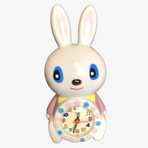 kanin klocka :3 - otroligt charmig, skickar med batterier!
