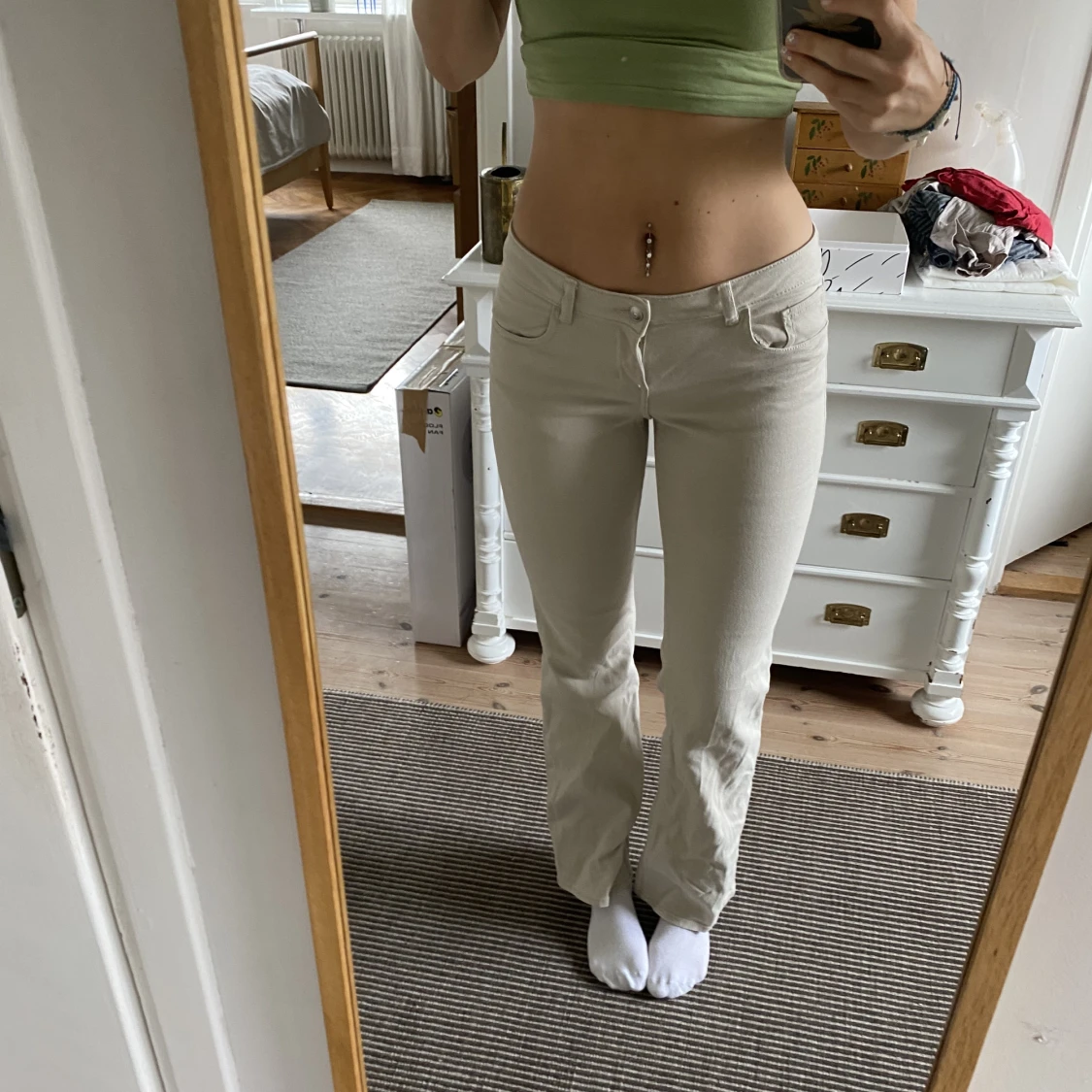 Lågmidjade hm jeans