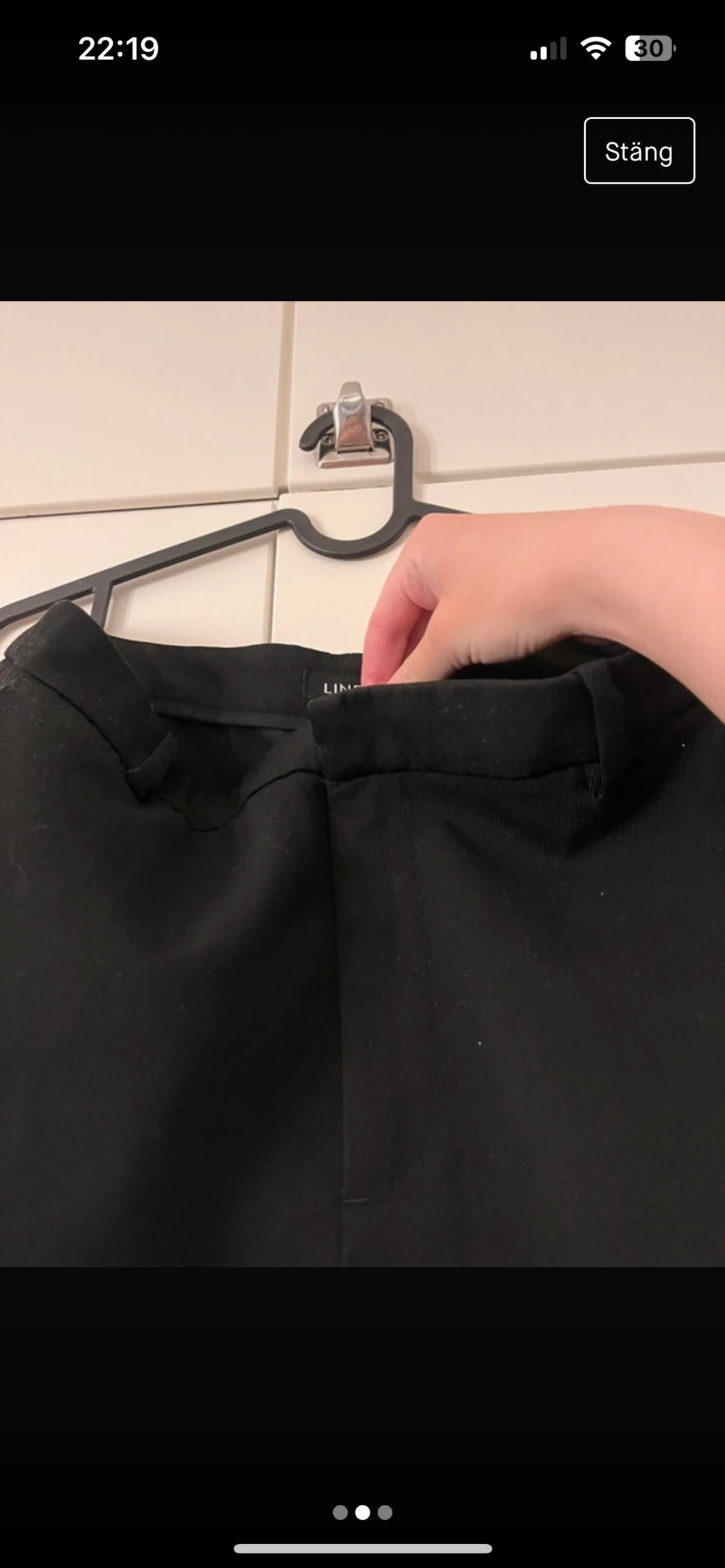 Svarta Kostymbyxor från Lindex  - 90