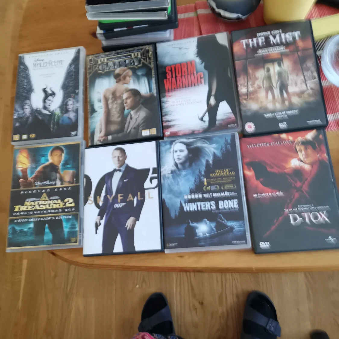 8 st dvd filmer blandat 20 kr st