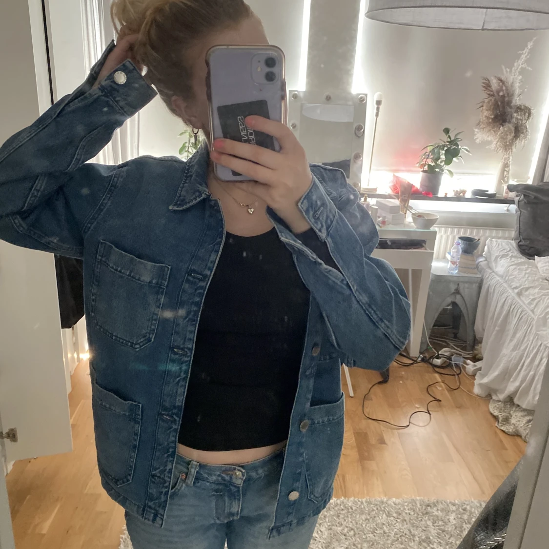 super trendig jeansjacka