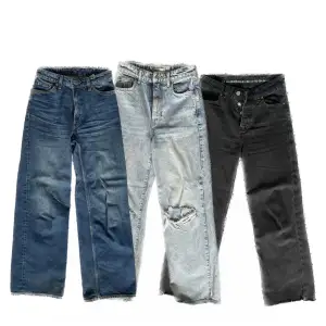 Många olika jeans i olika färger 🎉