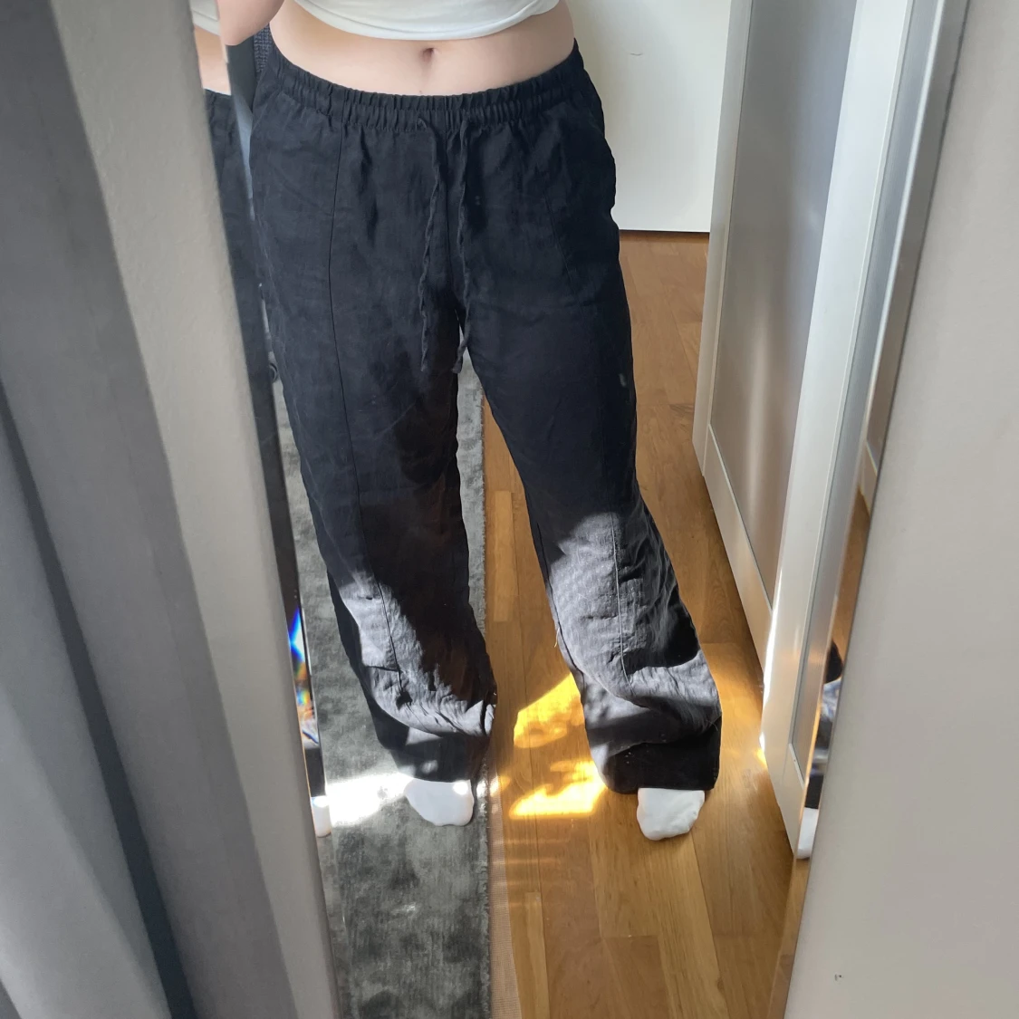 Zara linnebyxor  - 90