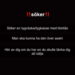 ‼️söker‼️ - ‼️söker‼️ 