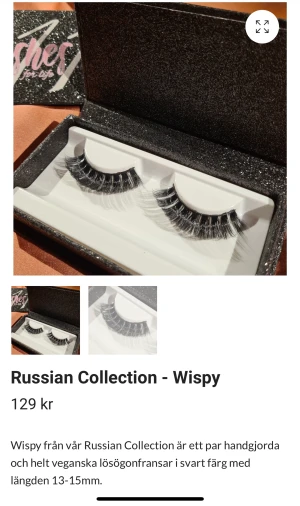 Lösögonfransar  - As fina lösögonfransar från lashesforlife.  Aldrig använda. helt nya. Säljes pga att jag skaffade fransförlängning innan dom hann komma. 60 st (bilder från lashesforlife, skriv om ni vill ha egna bilder. )