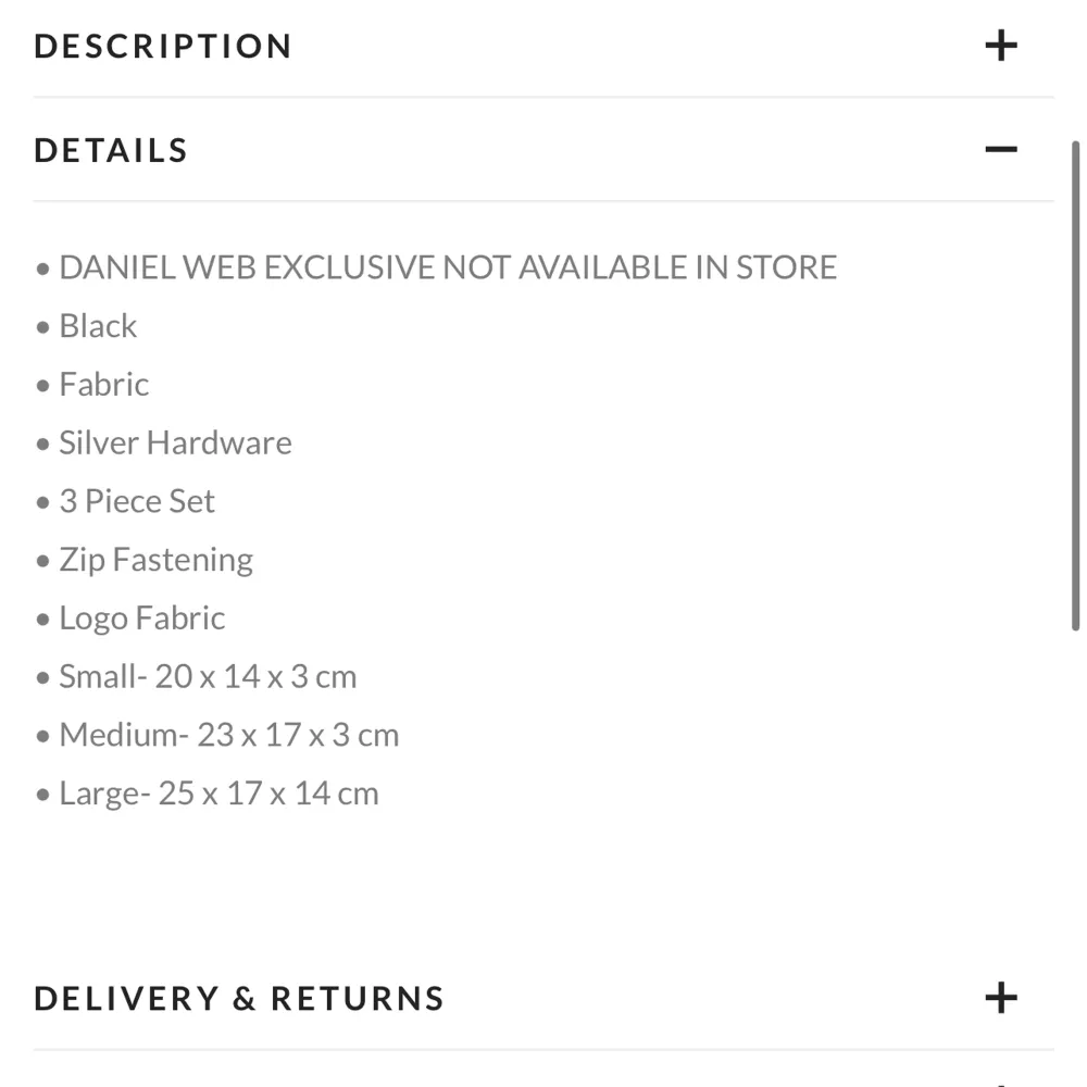 Oanvända DKNY necessärer som kommer i 3 set. Passar perfekt för att dela upp sina produkter till en resa eller bara för att ha det mer organiserat i lådorna hemma!. Väskor.