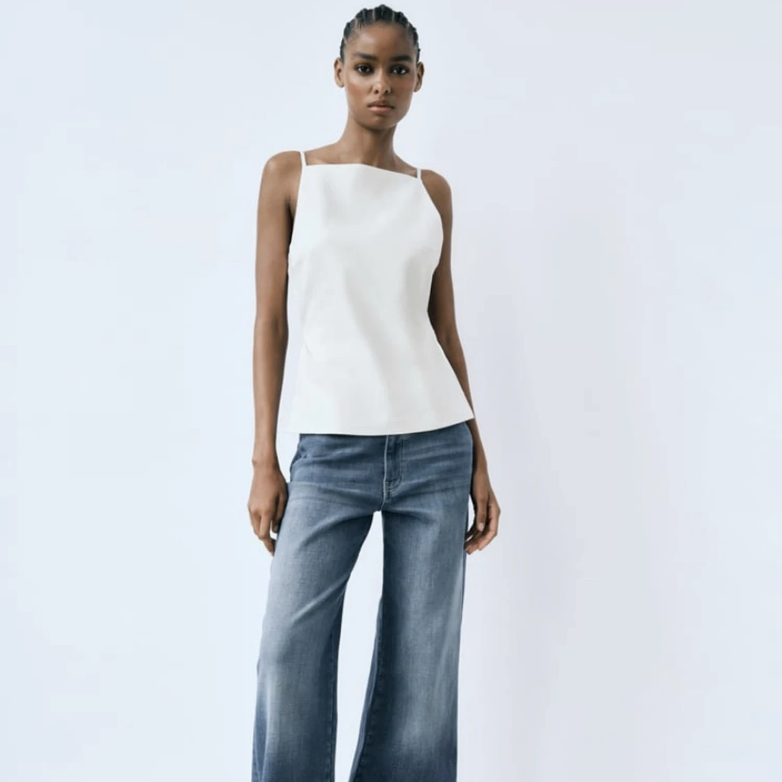 Topp med bar rygg zara - 90