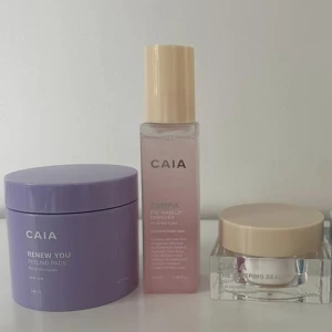 Caia - Säljer lite Caia hudvård som jag bara provat en gång lite och kände att det inte var något för mig. Så allt som nytt. Totala summan av detta blir 940kr säljer detta för 400kr plus 60kr frakt.