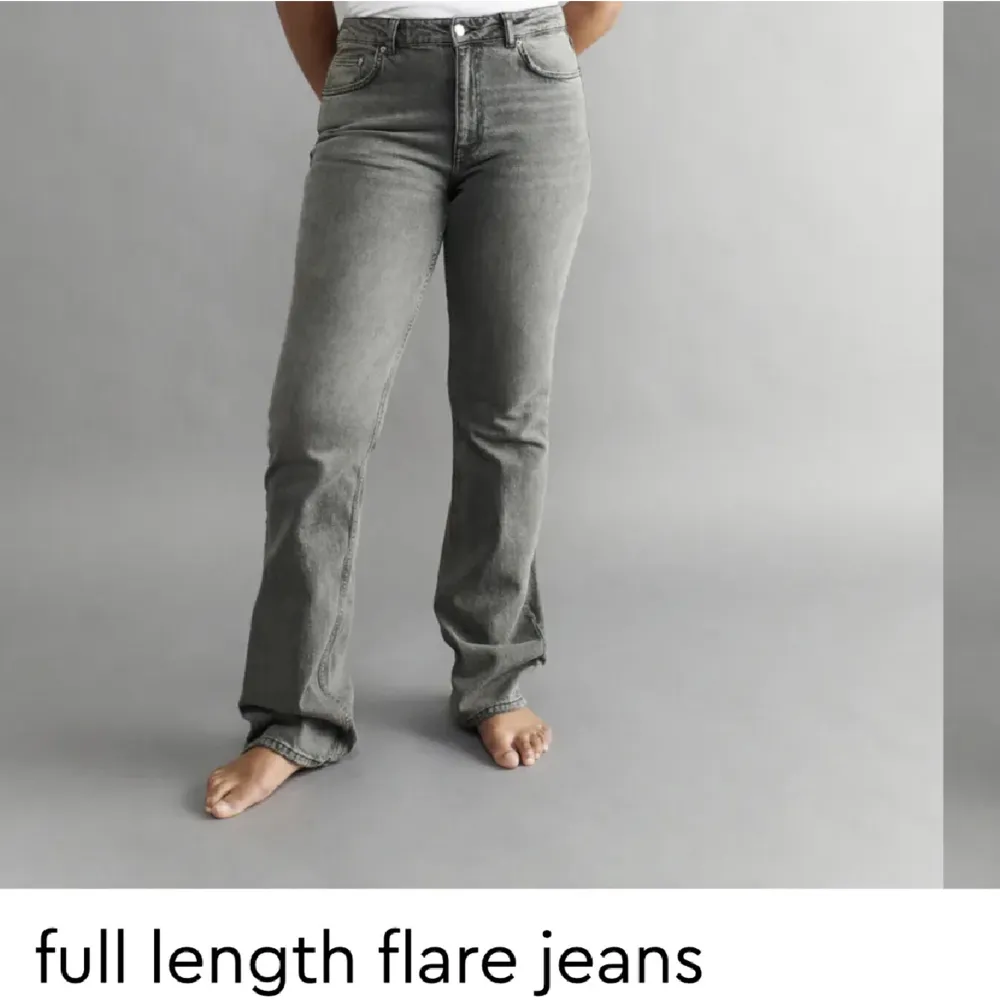 Hej! Säljer mina flare jeans från Gina, i stl 34. Fint skick!. Jeans & Byxor.