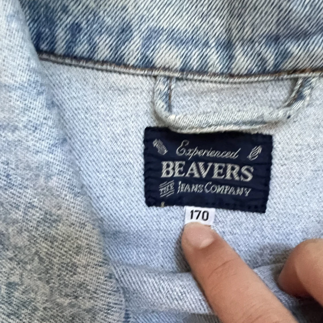 Vintage jeans jacka - 91