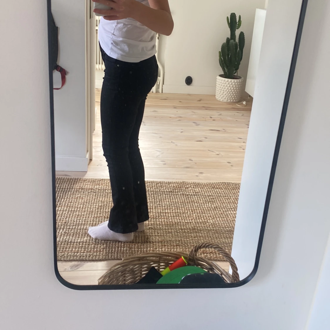 Svarta jeans för barn  - 90