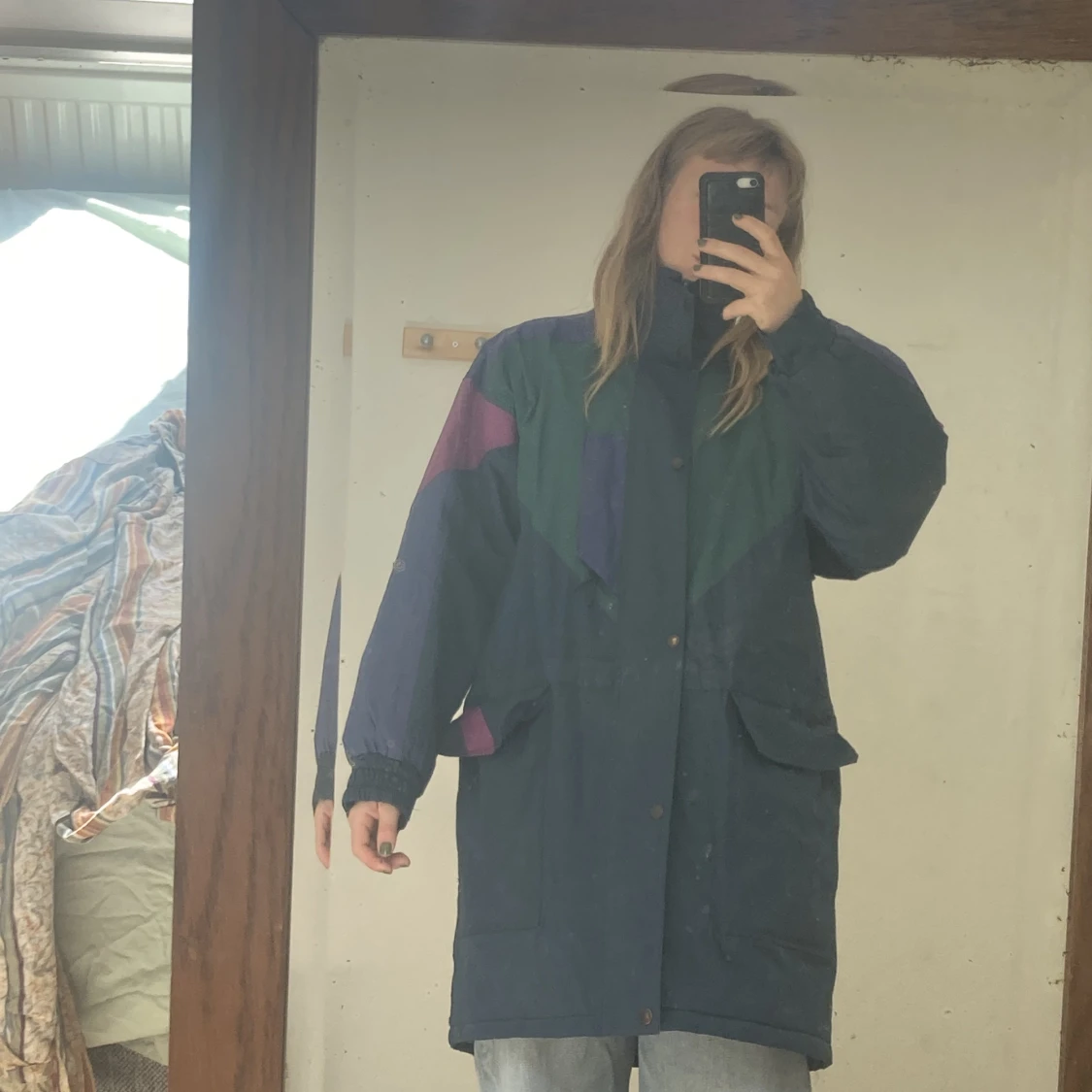 Varm vintage vinterjacka 