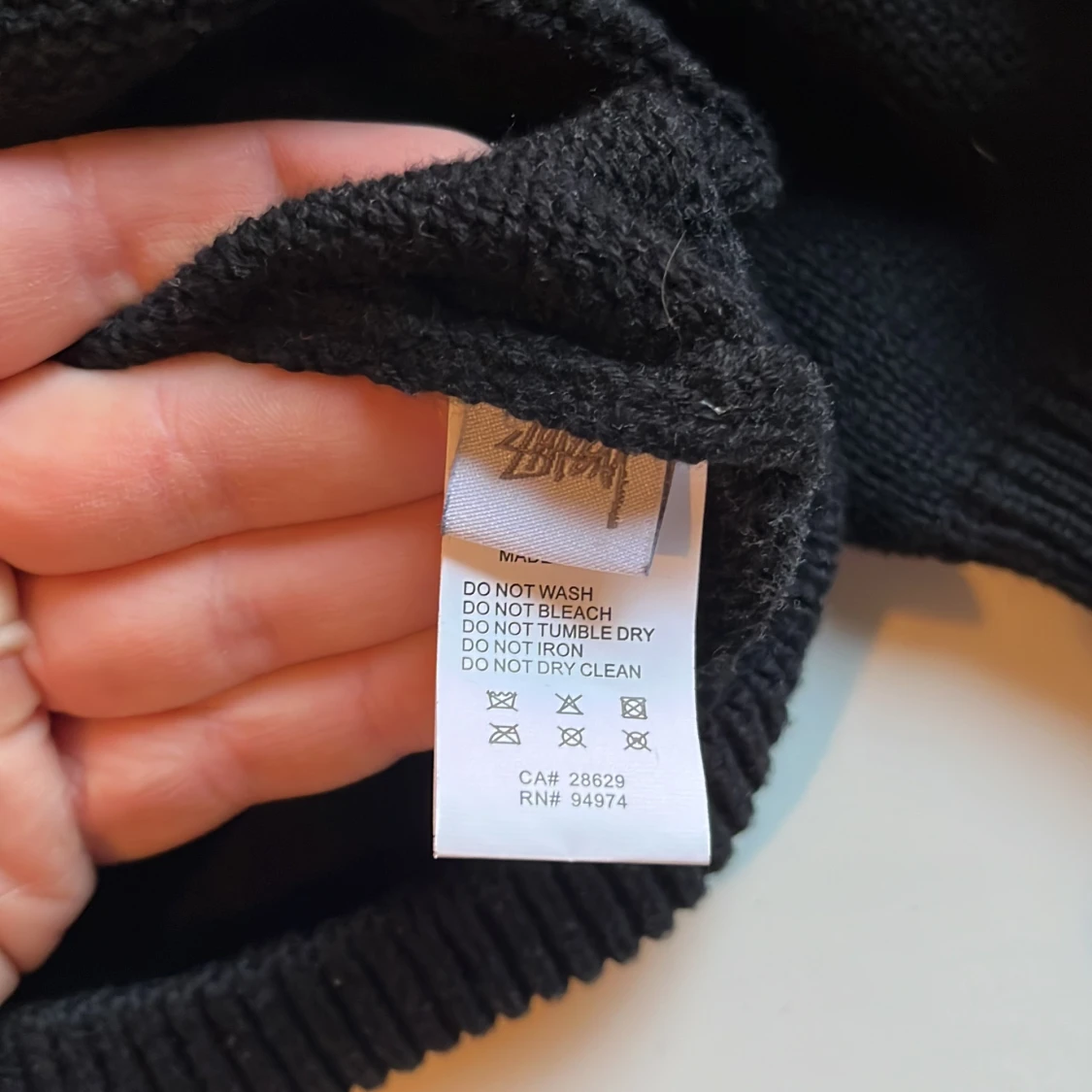 Stussy knit Large swirl Sweatshirt Large - 91