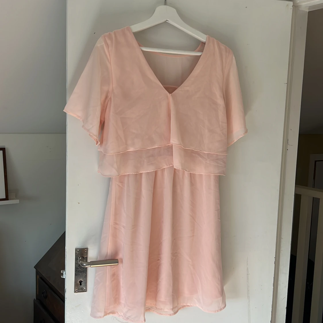 Ljusrosa klänning - 90