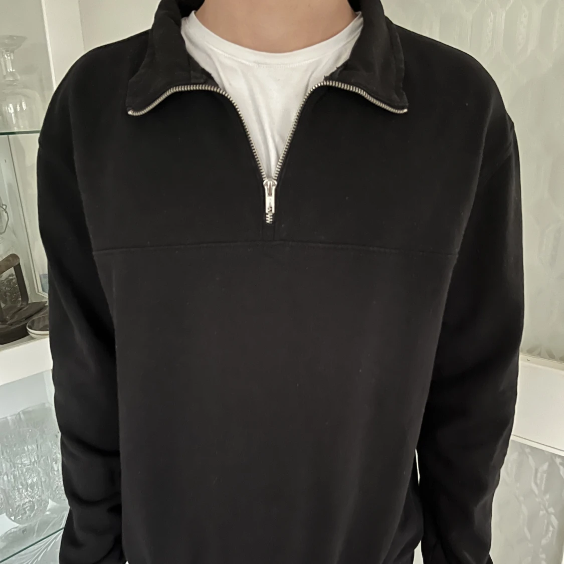 Half zip tröja - 90