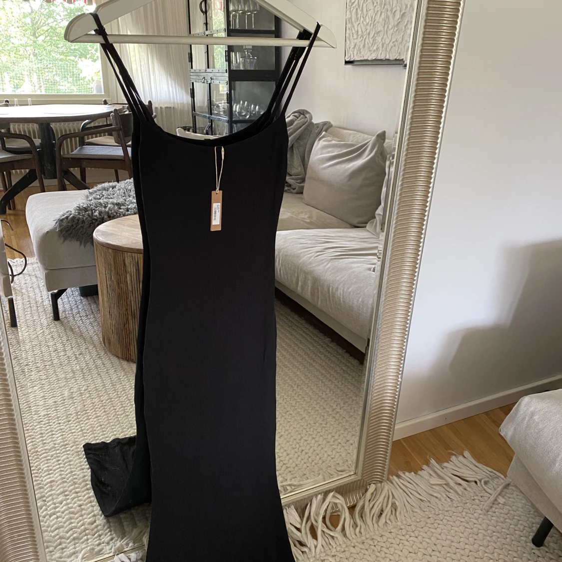 Skims Onyx Soft lounge long slip dress - 90