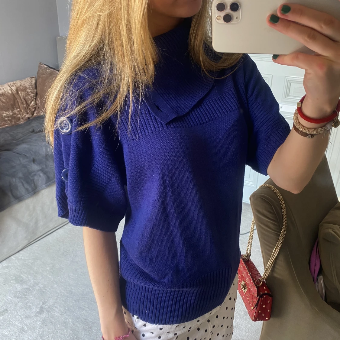 Stickad tshirt  - 90