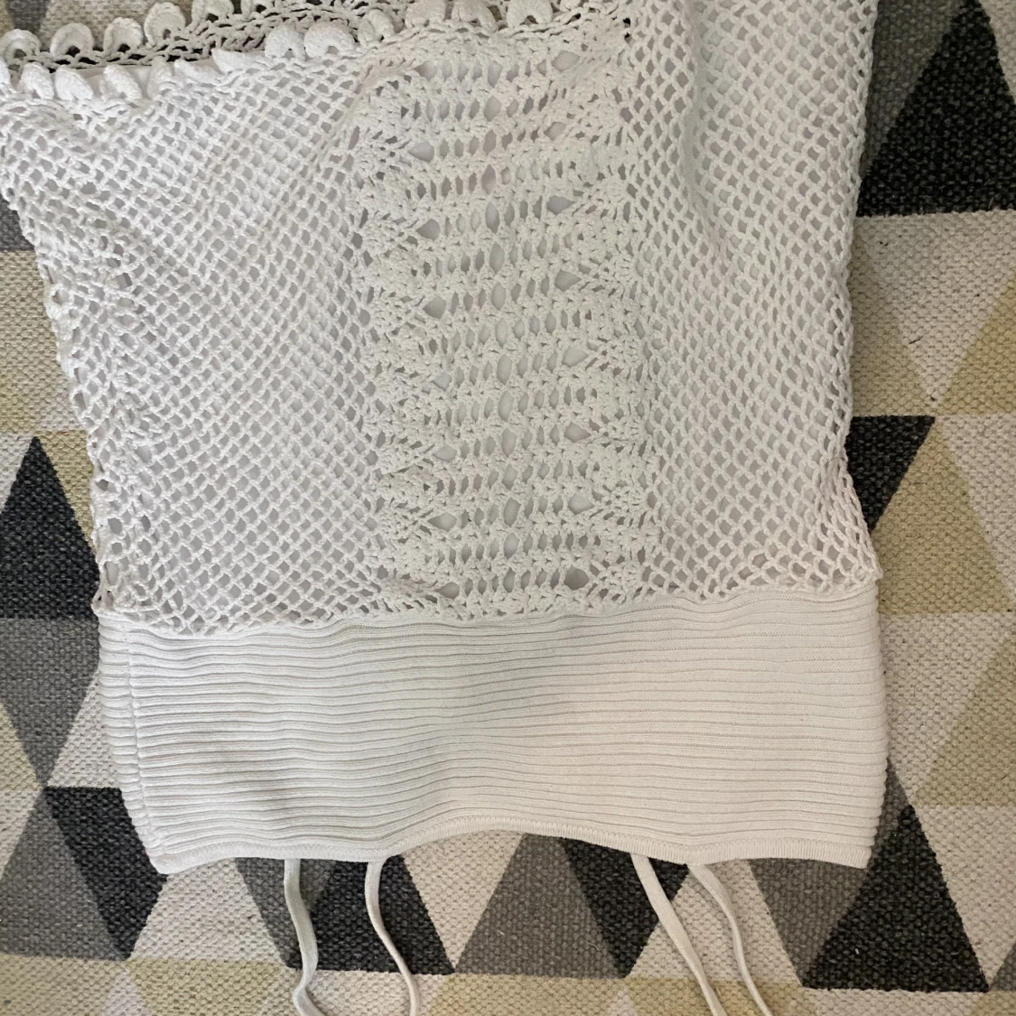  Vit sommar topp - 90