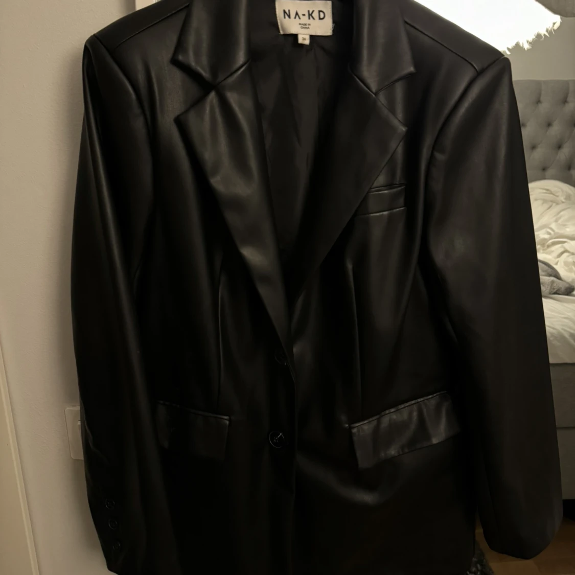 Kavaj i läder (inte äkta) - 90