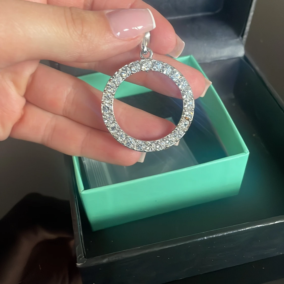 Äkta silver halsband utan kedjan