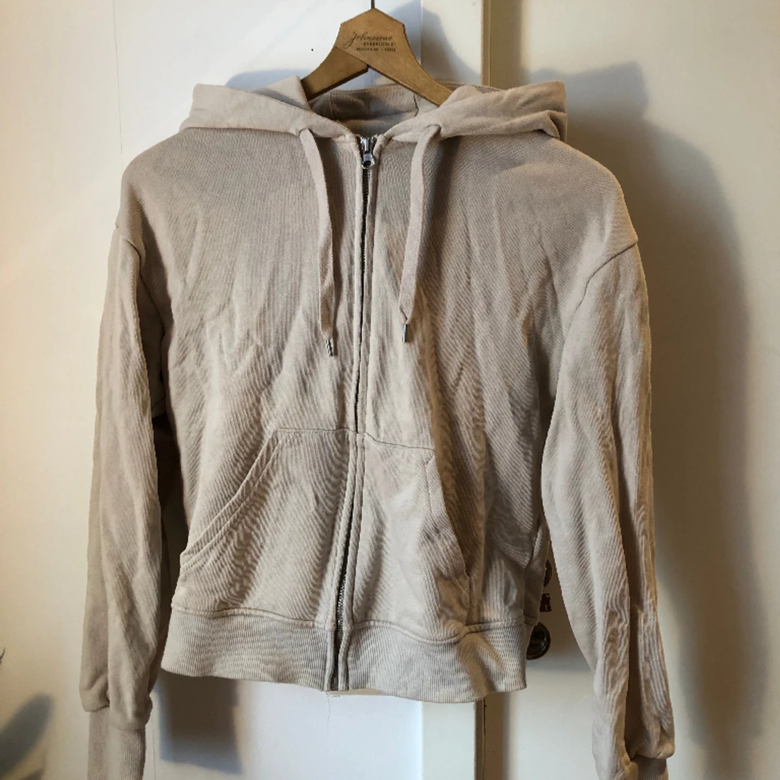 Beige zip up