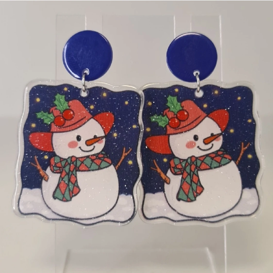 Örhängen Jul Snögubbe 