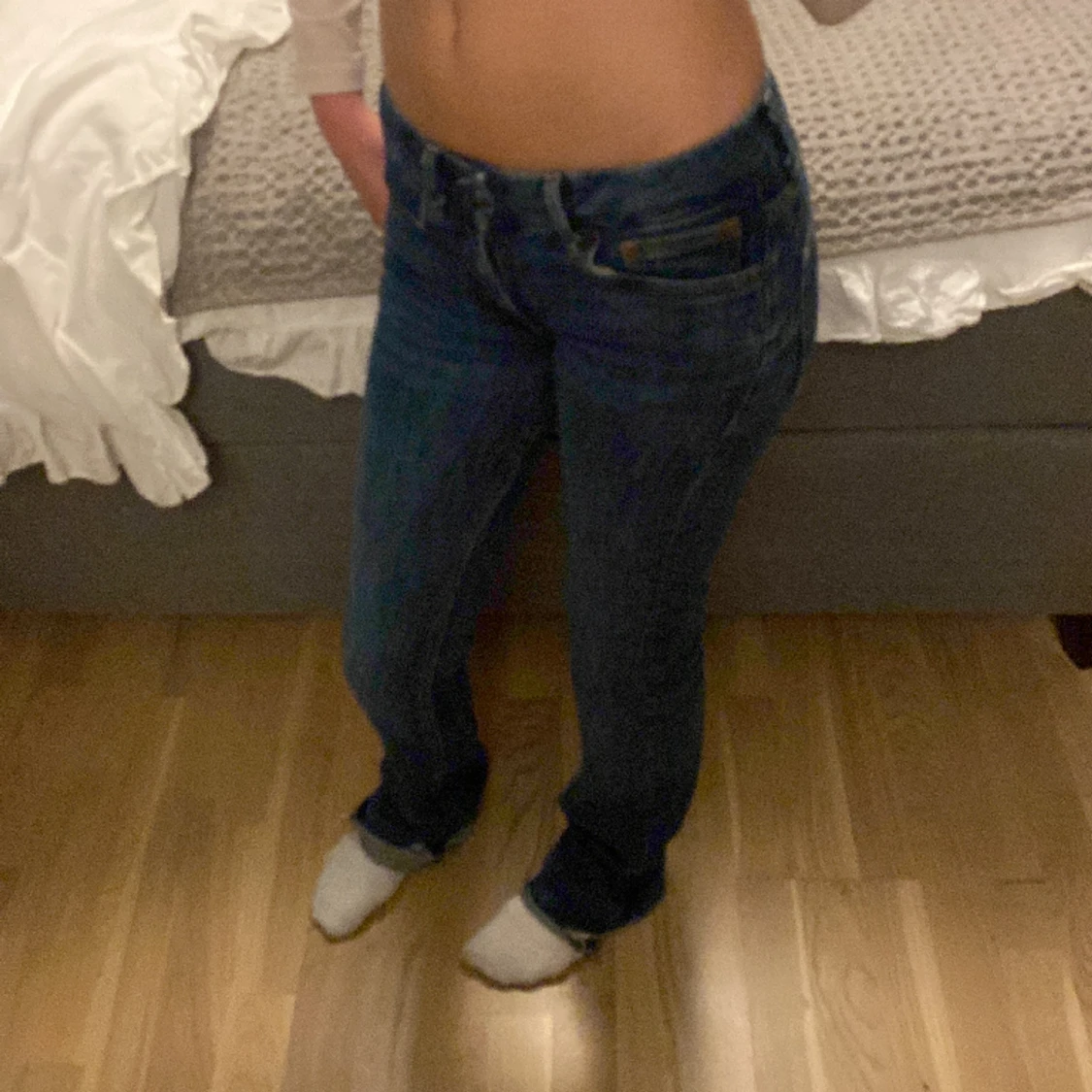 Lågmidjade jeans - 90