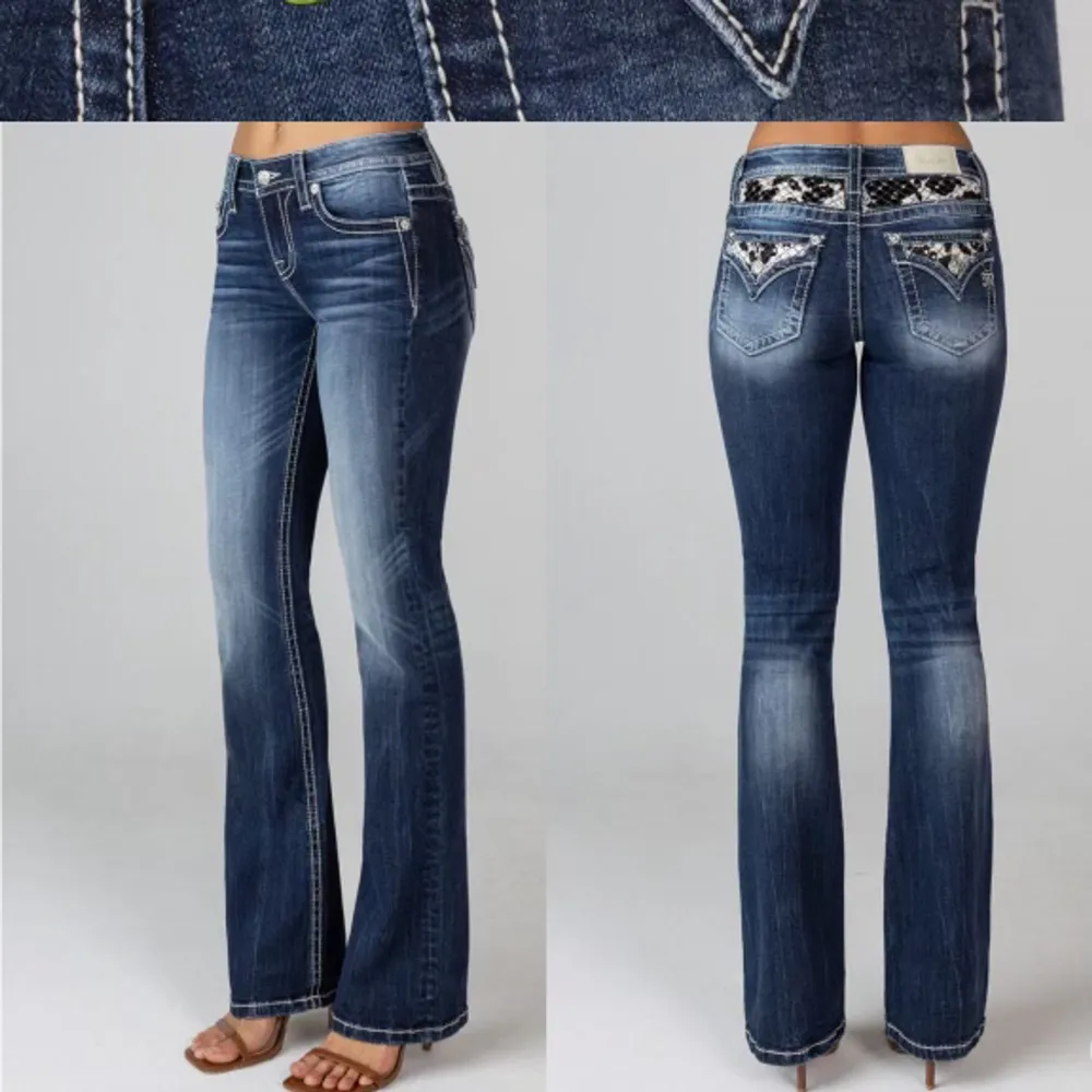 ⚠️FINNS FLER FÄRGER OCH STORLEKAR UNDER MITT KONTO⚠️Säljer detta snygga miss me jeans helt nya från butiken Maruschka de Margo. Nypris 2100kr och säljer för 1500kr. Helt oanvända.Svart vita i skinn.. Jeans & Byxor.
