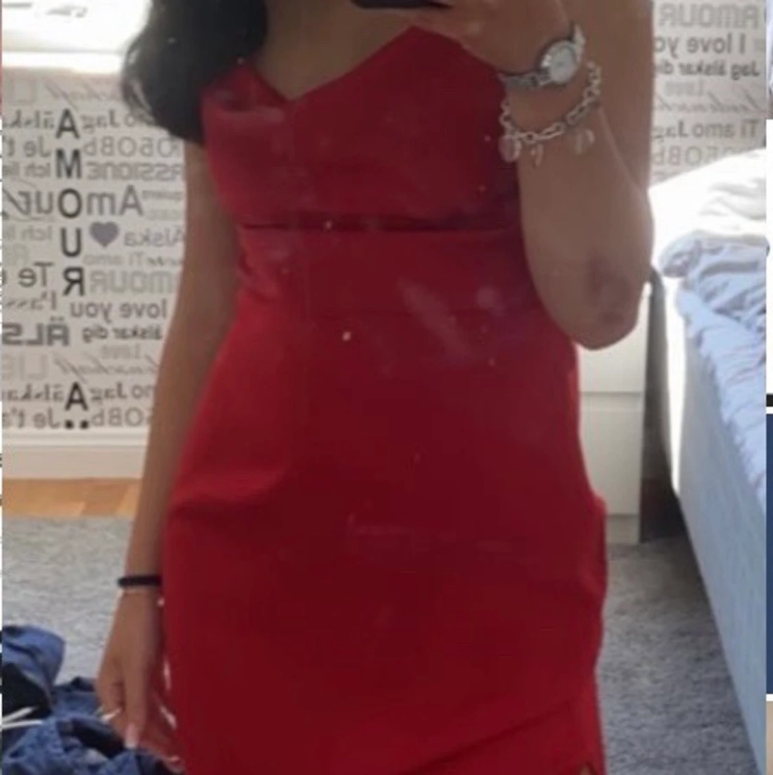Röd balklänning  - 90