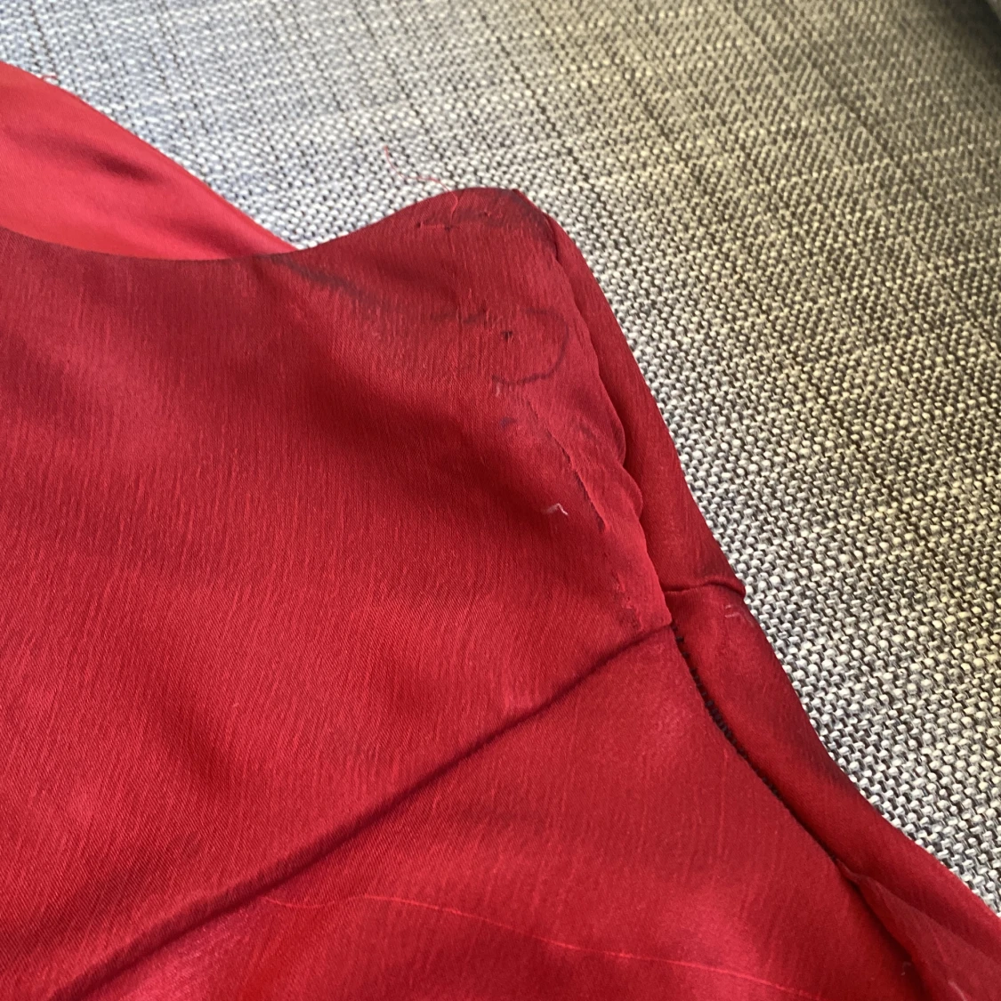 Röd långklänning - 91