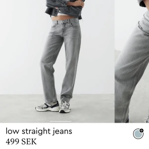 Low waist jeans - Lågmidjade raka jeans från Gina, använda men fint skick. Nypris 499kr, storlek 40