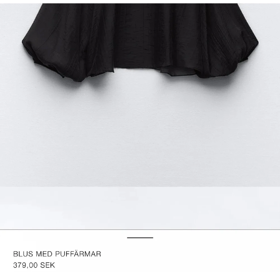 Oanvänd zara blus  - 90