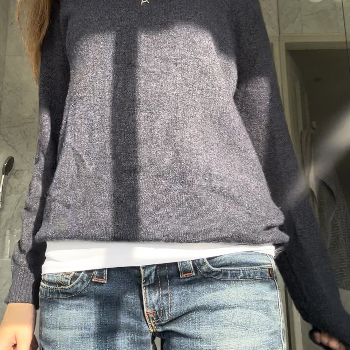 Stickad tröja  - 90