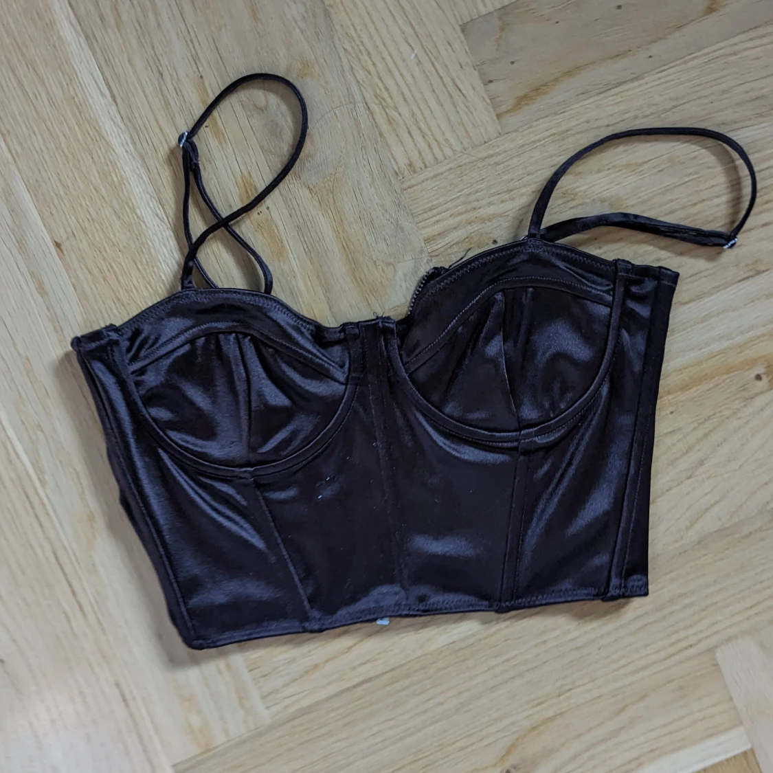 Brun korsett-topp - 91