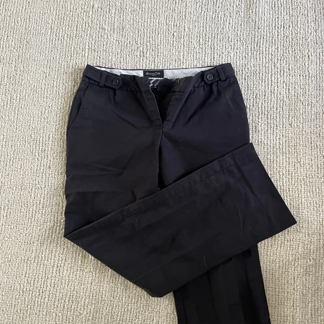 Lågmidjade kostymbyxor 