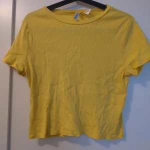 Yellow Crop top  - Good condition, good fit, used often